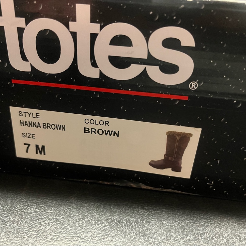 Totes Boots - Size 7 - Brand new in box - Picture 6 of 9